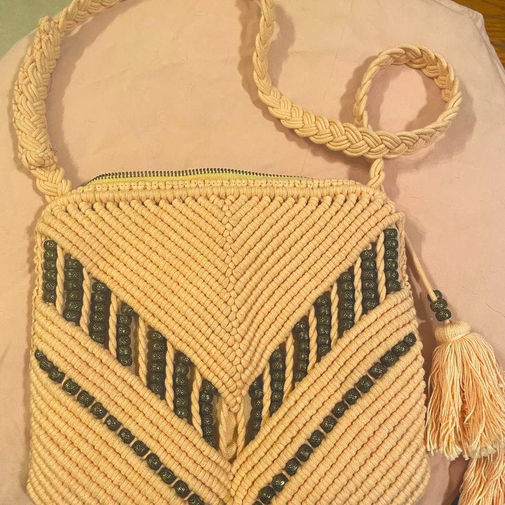 Macrame purse